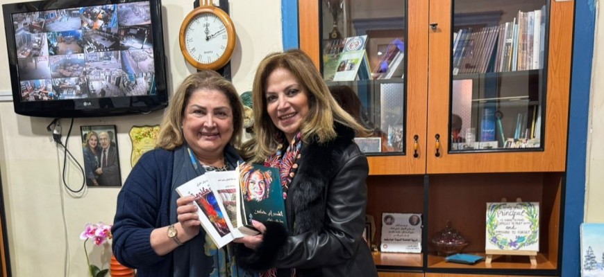 الأديبة حلواني زارت مؤسسات المعهد العربي التربوية