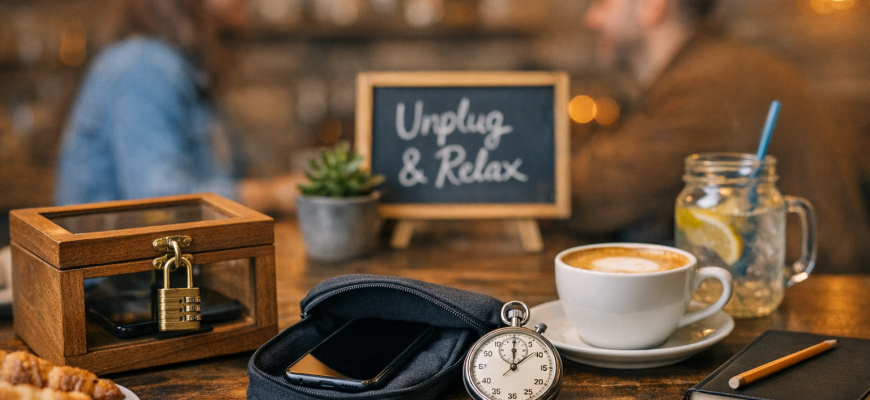 مقهى يدفع لك لتُغلق هاتفك… هل حان وقت استعادة لحظاتنا الضائعة؟