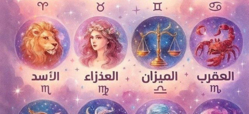 حظك اليوم وتوقعات الأبراج الأحد.. على الصعيد المهنى والعاطفى والصحى حظك اليوم وتوقعات الأبراج الأحد.. على الصعيد المهنى والعاطفى والصحى