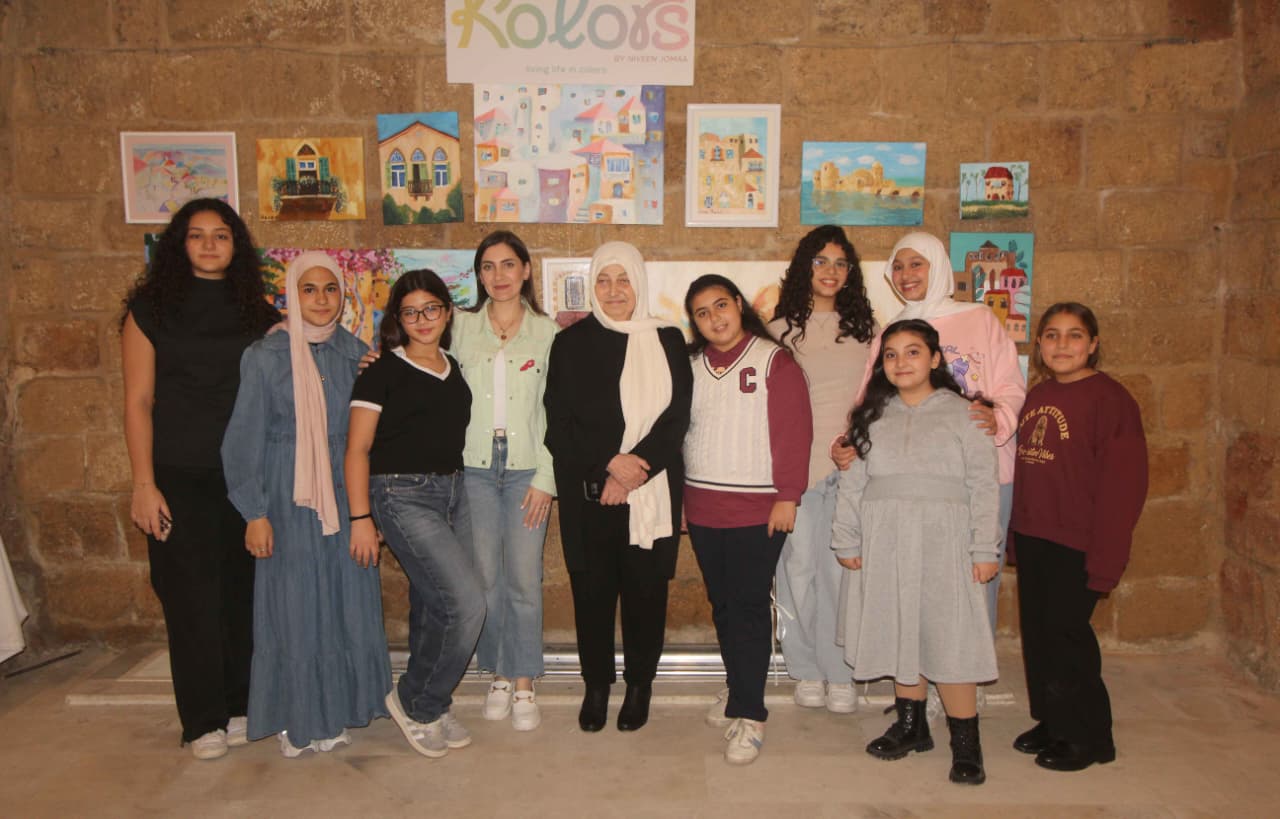 معرض لبنان in KOLORS.. إبداع طلاب نيفين جمعة يحوّل وجع الحرب إلى ألوان تنبض بالأمل