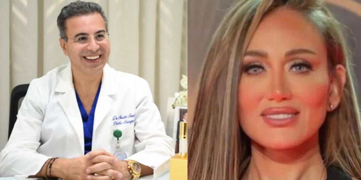 ريهام سعيد تعلن الصلح مع طبيب التجميل نادر صعب: «أهلا بيك في مصر»